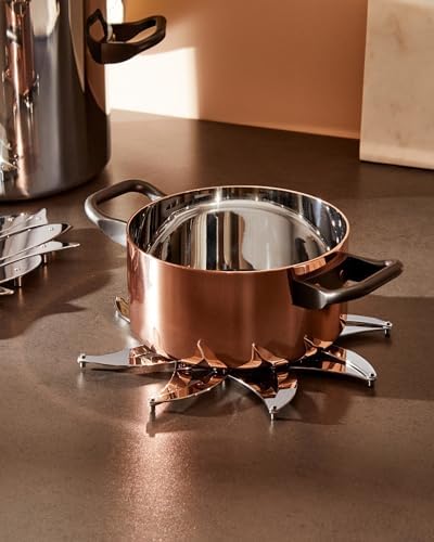Alessi "Augh" Expanding Pan-Stand, NULL, Silver