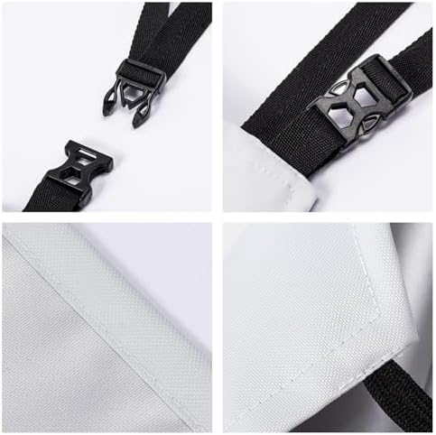 Giwawa Apron Unisex Resistant 33 x 28 inches with 2 Pockets Cooking Kitchen Aprons Suitable for BBQ Grill Drawing Haircut