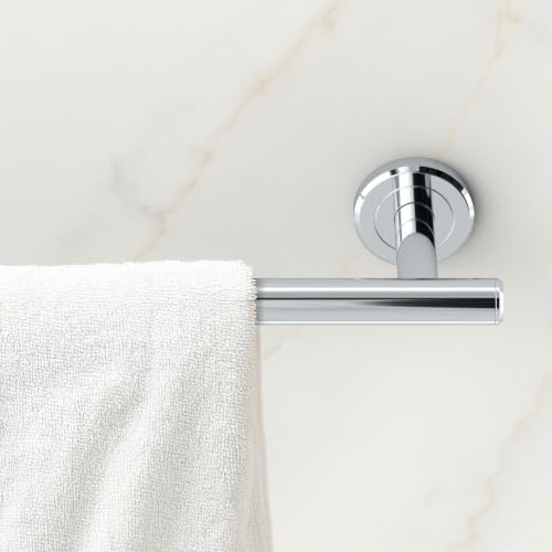 Gatco 4240A Latitude II 30-Inch Towel Bar, Wall Mounted Bathroom Towel Holder, Chrome, 32.63" Total Length