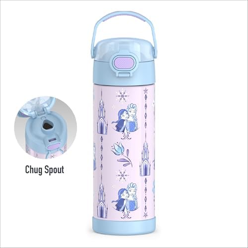THERMOS FUNTAINER Water Bottle with Spout, 16oz, Frozen