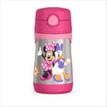THERMOS Vacuum Insulated Stainless Steel 10oz Straw Bottle, MINNIE MOUSE