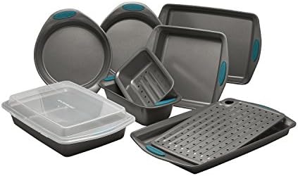 Rachael Ray Yum-o! Nonstick Bakeware Oven Lovin' Baking Pans Set, 10-Piece