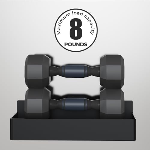 Mystozer Magnetic Spice Rack for Refrigerator Black, 2 Pack