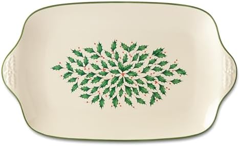 Lenox Holiday Oversized Stoneware Christmas Serving Platter