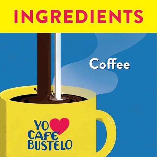 Café Bustelo Espresso Ground Coffee, Dark Roast, 12 Bricks (10 Oz. Each)