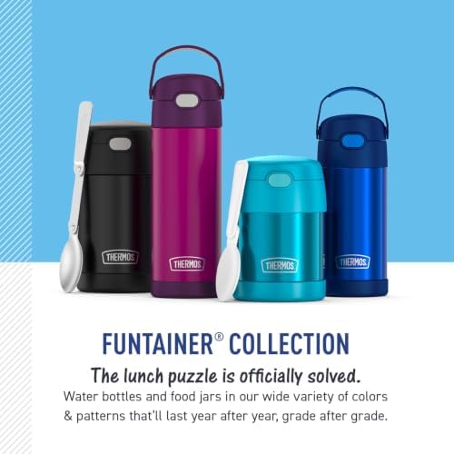 THERMOS FUNTAINER Water Bottle with Straw, 12oz, Transformers
