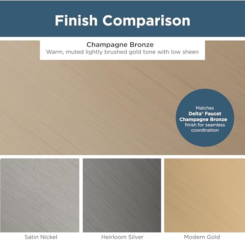 Franklin Brass Fulton (5-Pack) Cabinet Knobs | Champagne Bronze Handles for Dresser Furniture Drawers/Kitchen/Door/Bathroom | 1-3/16" P29523Z-CZA-B