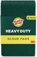 Scotch-Brite Heavy Duty Scour Pad, 6-Count (Pack of 4)