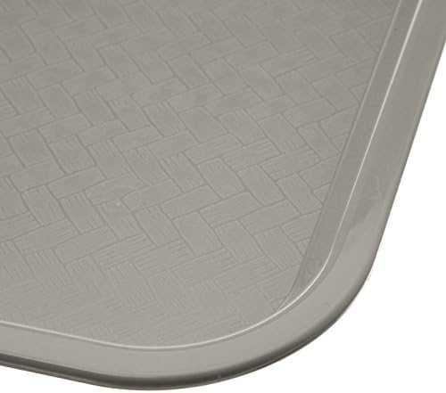 Carlisle FoodService Products Café Cafeteria Tray, Fast Food Tray for Restaurant or Commercial Use, 12" x 16", 24 Count, Gray