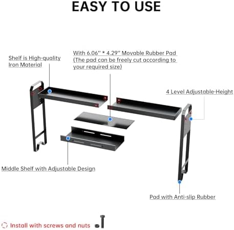 Over The Sink Shelf & Window Plant Shelf, Expandable Kitchen Organization