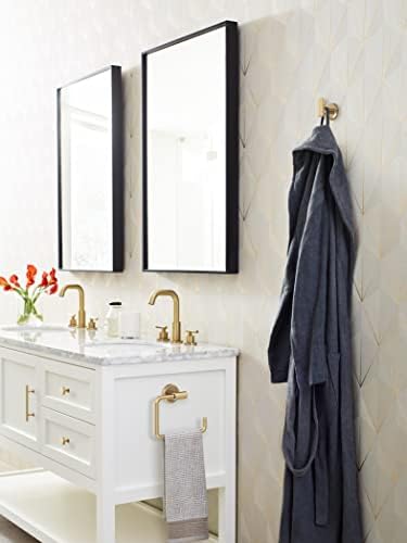Amerock Arrondi Single Prong Champagne Bronze Wall-Mounted Hook