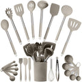 24 PCs Silicone Kitchen Utensils Set, Stainless Steel 450F Heat Resistant
