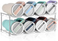 spospo Stackable Water Bottle Organizer Large Compartment Bottle Holder