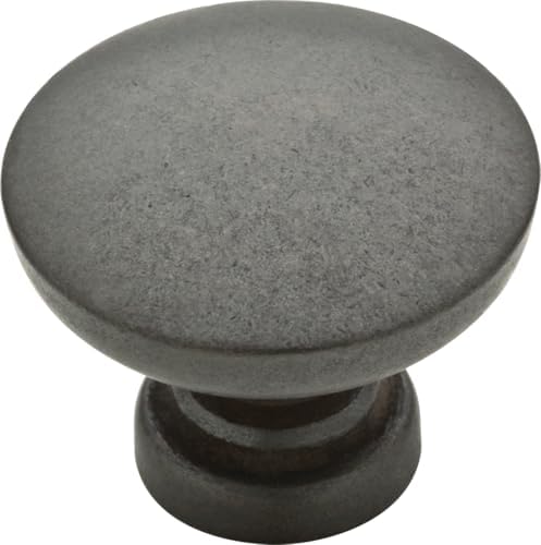 Franklin Brass - Fulton Soft Iron Round Cabinet Knobs 1-3/16" Easy Install, Durable Hardware for Drawers, Dresser, Kitchen Cabinet Doors, and Furniture (10-Pack)