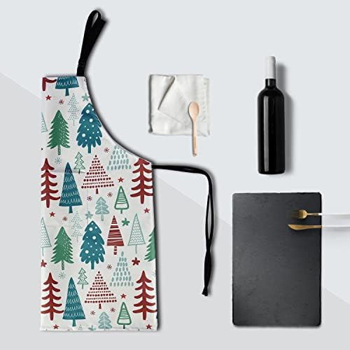 Giwawa Apron Unisex Resistant 33 x 28 inches with 2 Pockets Cooking Kitchen Aprons Suitable for BBQ Grill Drawing Haircut