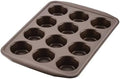 Circulon Nonstick Bakeware 12-Cup Muffin Tin, Brown, Steel