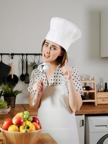 8 Pcs Pregnant Chef Couples Costume Set 2 Preggo Sauce Jar Apron 2 Cook Apron Chef Apron with 2 Hat and 2 Soup Spoon for Couples