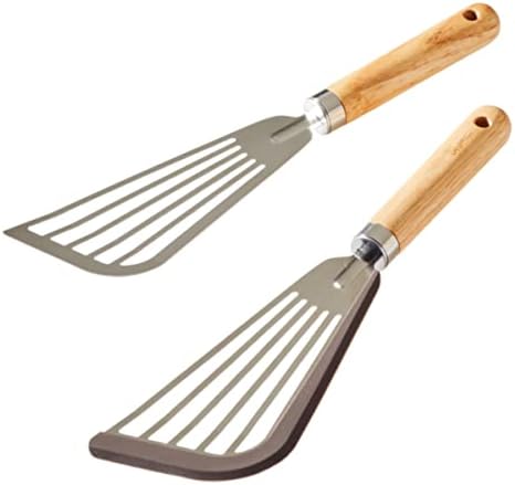 Ayesha Curry Kitchenware Tools and Gadgets Cooking/Kitchen Utensil Set/Fish Turners, 2 Piece, Stainless Steel