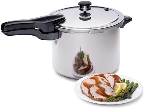 Presto 01362 6-Quart Stainless Steel Pressure Cooker