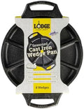 Lodge Pre-Seasoned Cast Iron Wedge Pan, 8 Wells, 11.69 Inches