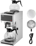 VEVOR Commercial Drip Coffee Maker 12 Cups Coffee Machine Drip Style