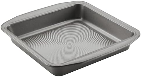Circulon Nonstick Bakeware Baking Pan / Cake Pan, Square - 9 Inch, Gray