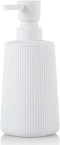 Small Soap Dispenser for Bathroom and Kitchen, Modern Farmhouse Striped Style by KellyHome