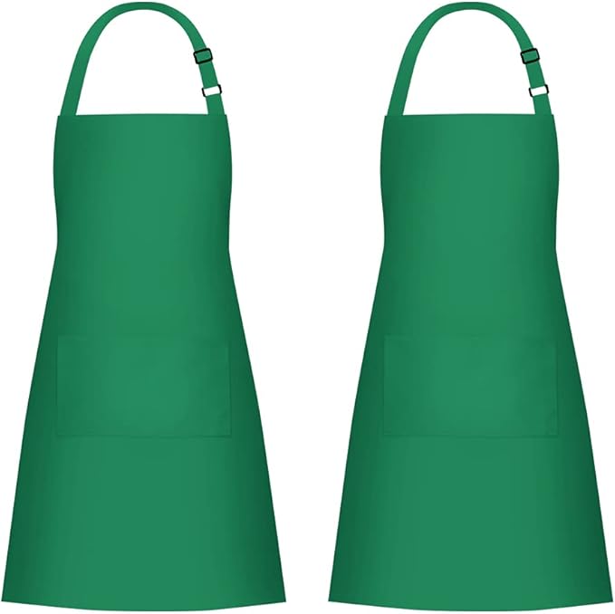 Jubatus 2 Pack 100% Cotton Aprons by Jubatus