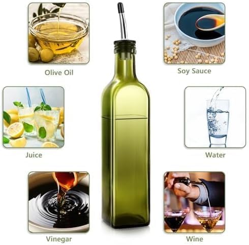 Leaflai Olive Oil Dispenser Bottle, 1 Brush and 1 Funnel Oil Bottles - Image 6
