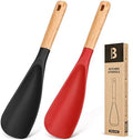 Badiano Silicone Cooking Spoon for Nonstick Cookwares, Multi-function,11.4"
