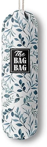 The Bag Grocery Bag Holder, Leafage Grocery Bags Holder Organizer, Wall Mount Plastic Bags Storage Container Dispensers, Kitchen Gifts For Women Family Friends Grandma Mom(E-6)