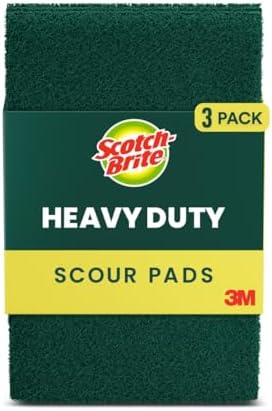Scotch-Brite Heavy Duty Scouring Pad, 3 Pack