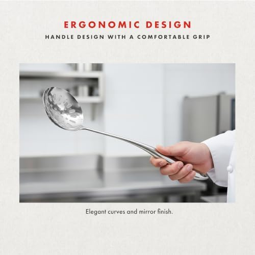 Emeril Lagasse 10-Piece Stainless Steel Utensil Set – Premium 304 Mirror Finish Cooking Tools with Hanging Loops – Heat Resistant, Dishwasher Safe Kitchen Gadgets for Nonstick Cookware