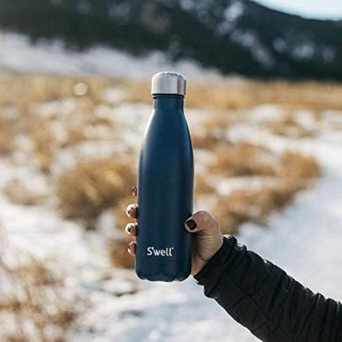 S'well Stainless Steel Water Bottle - 25 Fl Oz - Azurite - Triple-Layered Vacuum-Insulated Containers Keeps Drinks Cold for 48 Hours and Hot for 24 - BPA-Free - Perfect for the Go