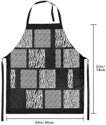 Castle Fairy Black Chef Apron Waterproof Aprons for Cooking Baking Painting