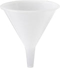 Hutzler 8 oz Plastic Funnel, Food Safe, BPA Free, Heat Resistant Polypropylene by HutzlerManufacturingCo