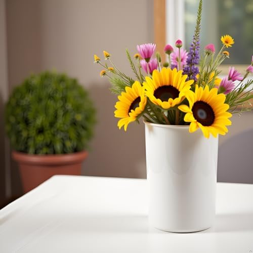 Calypso Basics by Reston Lloyd Plastic Utensil Holder, White
