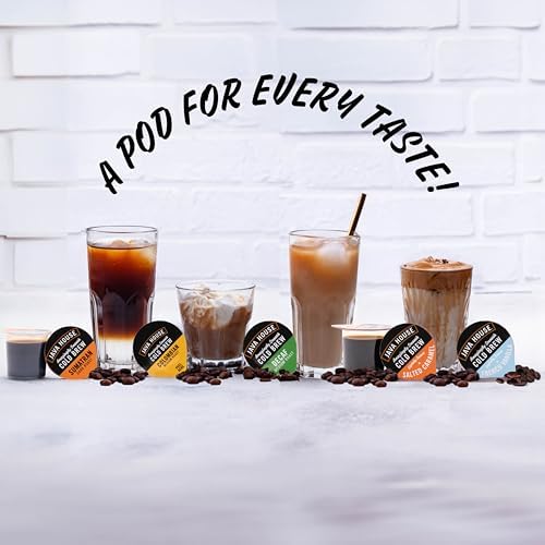 Java House Cold Brew Coffee Concentrate Single Serve Liquid Pods, Sumatran, 1.35 Fl Oz (Pack of 48)