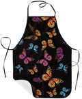 Sigouyinei Waterproof Kitchen Apron For Women Men Soft Bib Work With Pocket