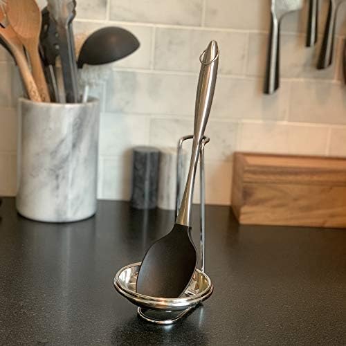 Fox Run 5612 Vertical Spoon Holder 7.5 inches Stainless Steel