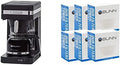 BUNN CSB2B Speed Brew Elite 10-Cup Coffee Maker, Black/SST & 8-12 Cup Coffee Filters, 6 each, 100ct