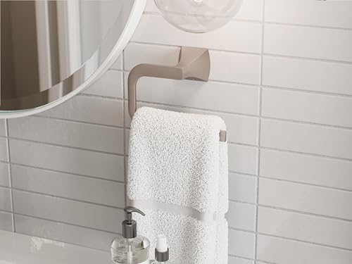 Pfister Bruxie Towel Ring, Hand Towel Holder for Bathroom, Wall-Mounted, Screw-in, Spot Defense Brushed Nickel Finish, BRBBIE0GS