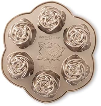 Nordic Ware Rosebud Cakelet, 2.25 Cup Capacity, Toffee