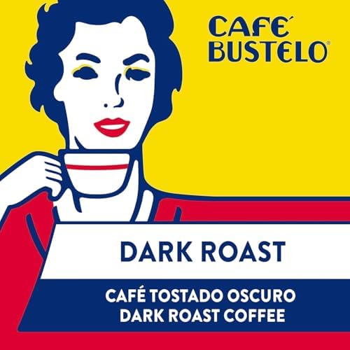 Café Bustelo Espresso Ground Coffee, Dark Roast, 12 Bricks (10 Oz. Each)