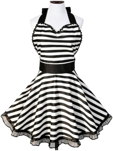 Violet Mist Lovely Sweetheart Apron for Women Handmade Retro Cute Aprons