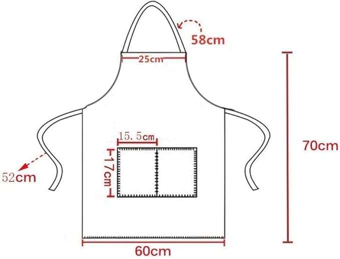 Orange Plain Bib Aprons Bulk in Big Size - Image 4