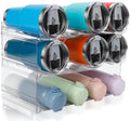 Stackable Water Bottle Organizer Large Compartment Water Bottle Holder