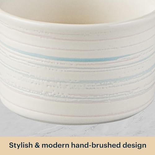 Pyrex 8-Piece, 6oz Ceramic Ramekin Nonstick Bakeware Set