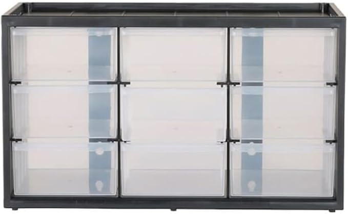 CRAFTSMAN Plastic Storage Organizer Bin System, 9 Compartment, Home Office by CRAFTSMAN