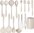 Homikit 15-Piece Kitchen Cooking Utensil Set, Silicone Utensils with Holder